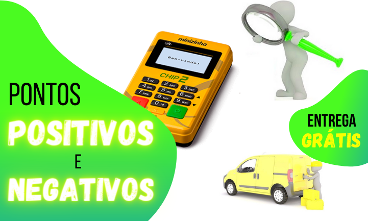 minizinha chip 2 positivo e negativo