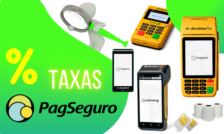 taxas das maquinetas pagseguro