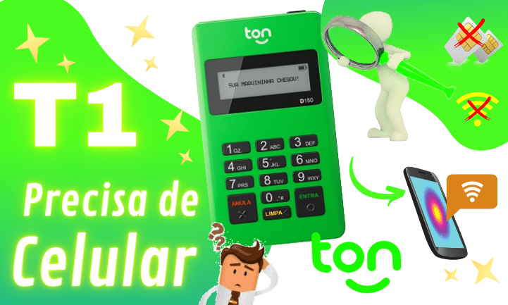 ton t1 precisa de celular
