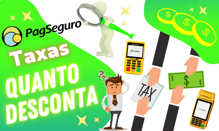 quanto desconta de taxa maquininha pagseguro