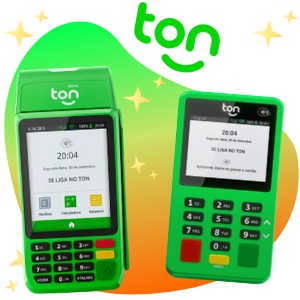 maquininha ton t3 e t1 chip