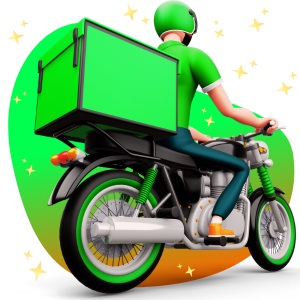 delivery entrega de bobinas de máquina de cartão