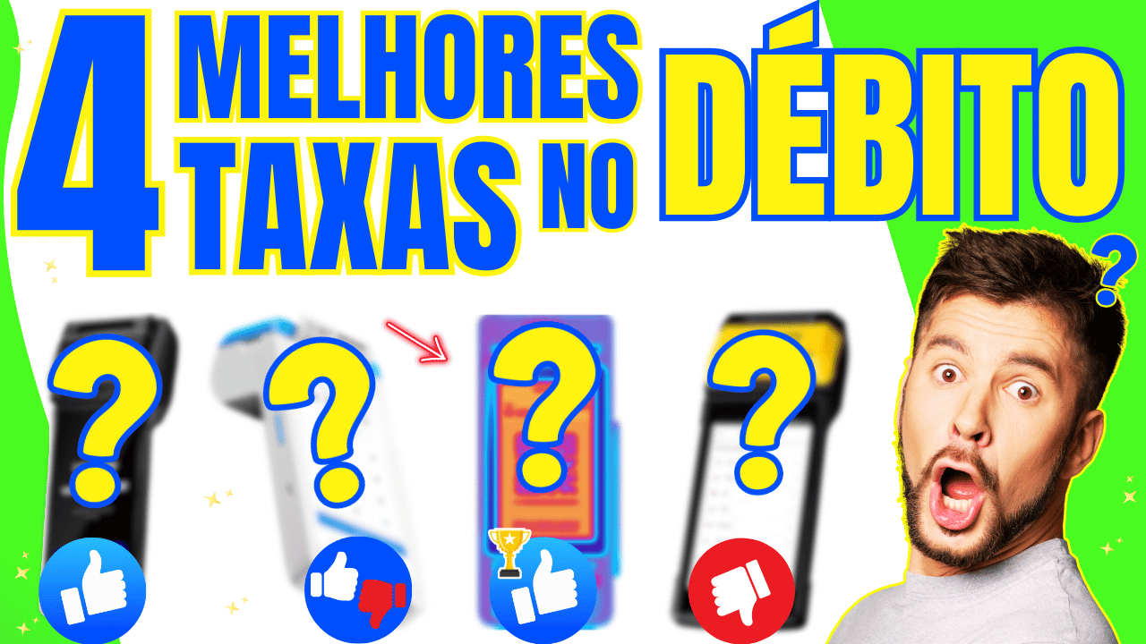 Maquininhas com Menores Taxas no Débito