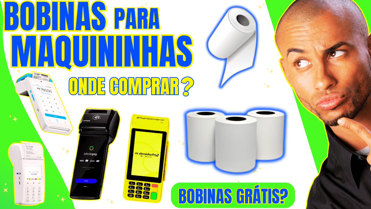 onde comprar bobina para maquininha de cartao