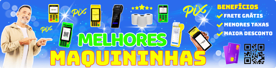 melhores maquininhas de cartão