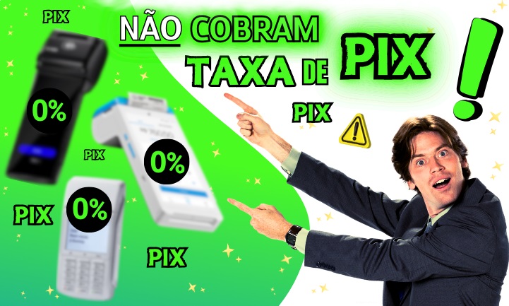 maquininhas que não cobram taxa de pix