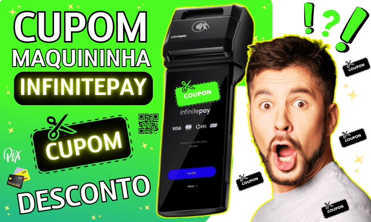 cupom de desconto para comprar maquininha infinitepay