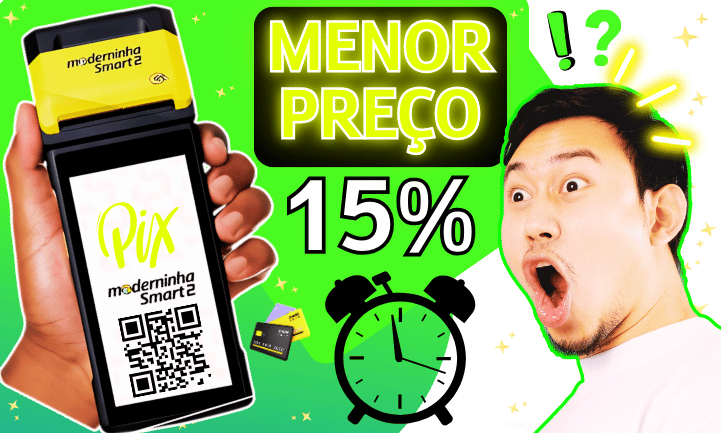 Comprar Moderninha Smart 2 com o Menor Preco da internet