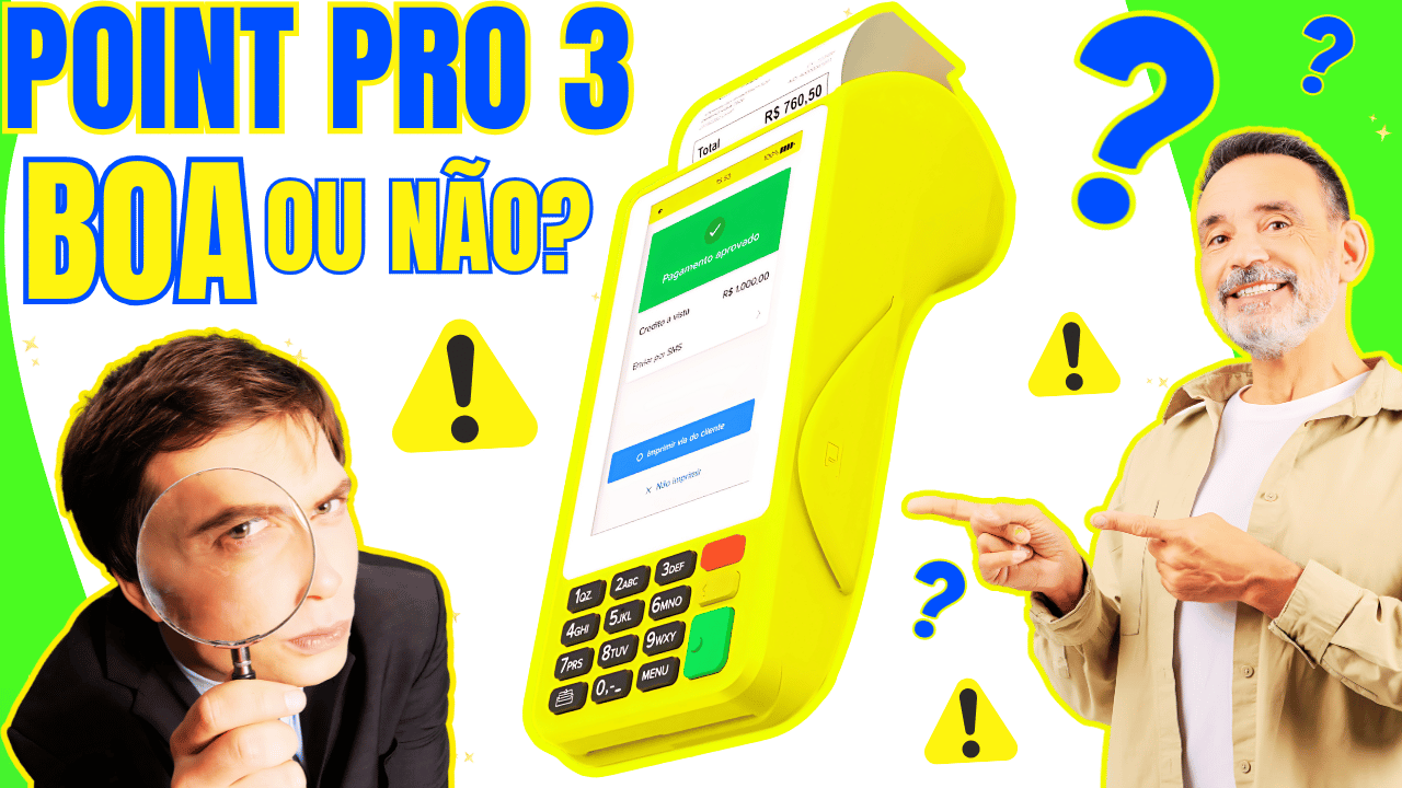maquininha point pro 3 é boa?