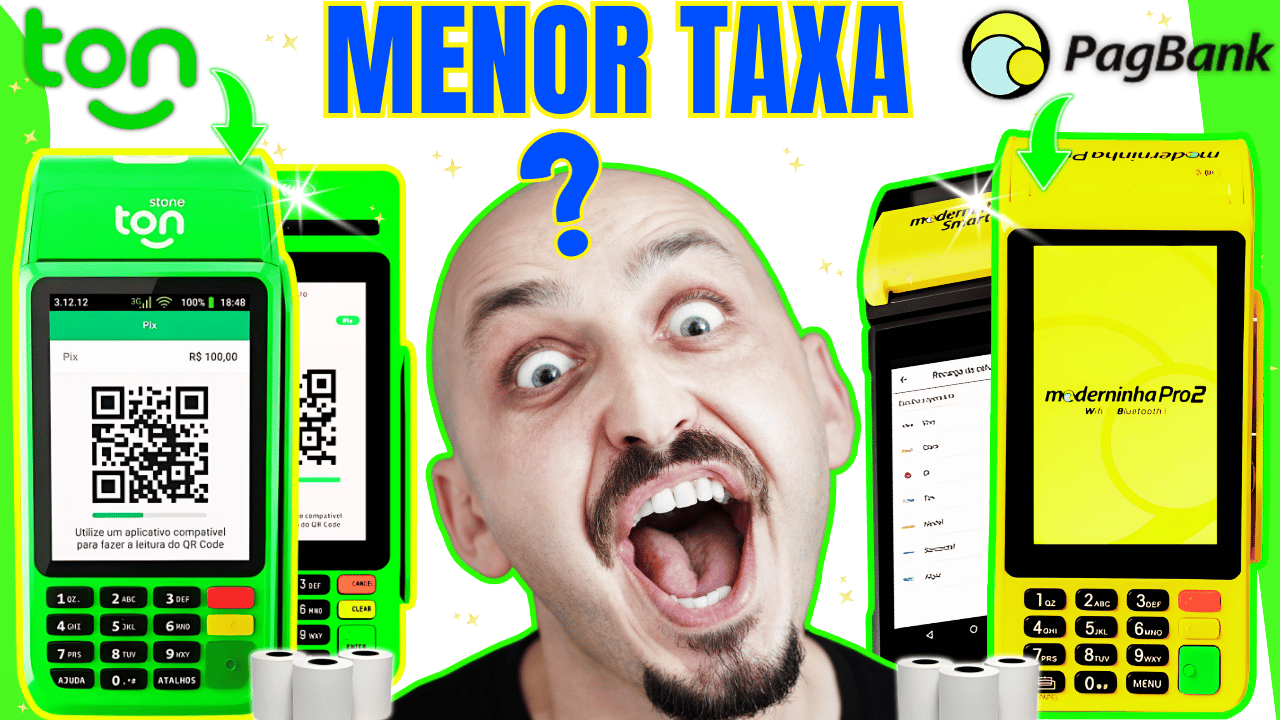 Ton ou PagBank Qual Maquininha Tem Menor Taxa