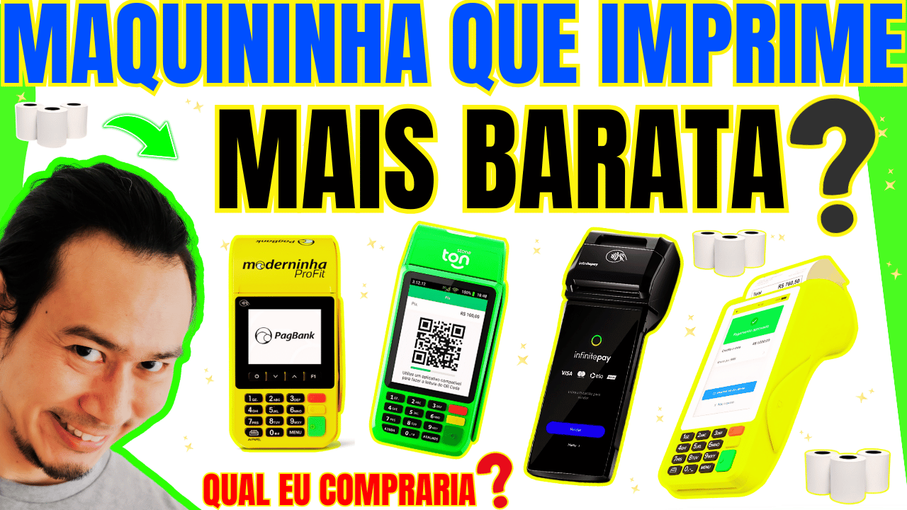 maquininha que imprime mais barata