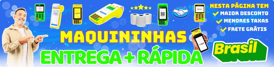 comprar máquina de cartão na cidade